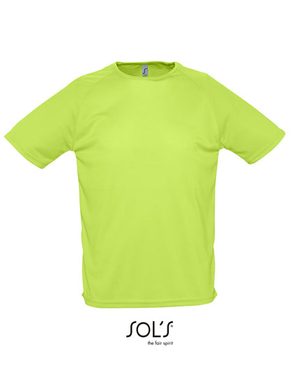 Men´s Raglan Sleeves T Sporty - Apple Green