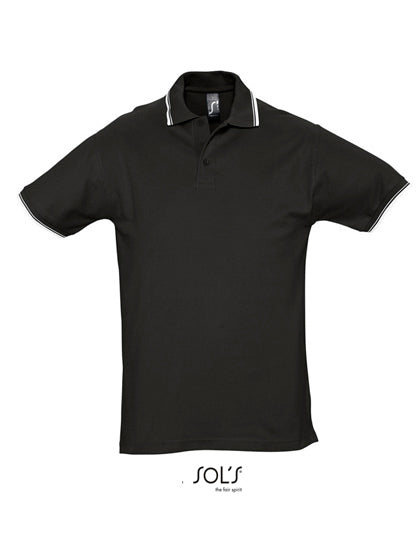 Contrast-Polo Practice - Black / White