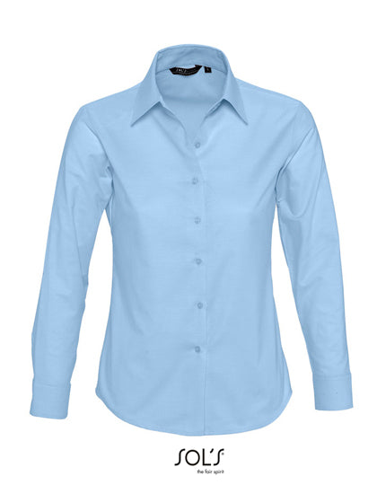 Women´s Oxford-Blouse Embassy Long Sleeve - Sky Blue