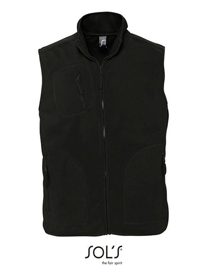 Unisex Fleece Vest Norway - Black