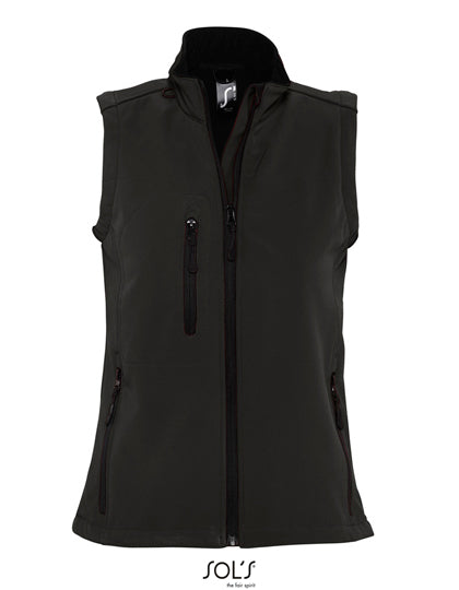 Women´s Sleeveless Softshell Rallye - Black