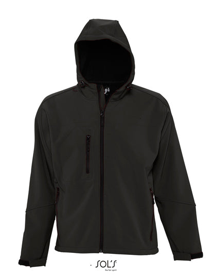 Men´s Hooded Softshell Jacket Replay - Black