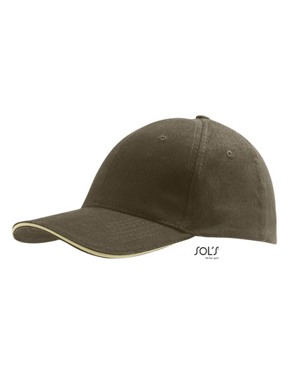 Six Panel Cap Buffalo - Army / Beige