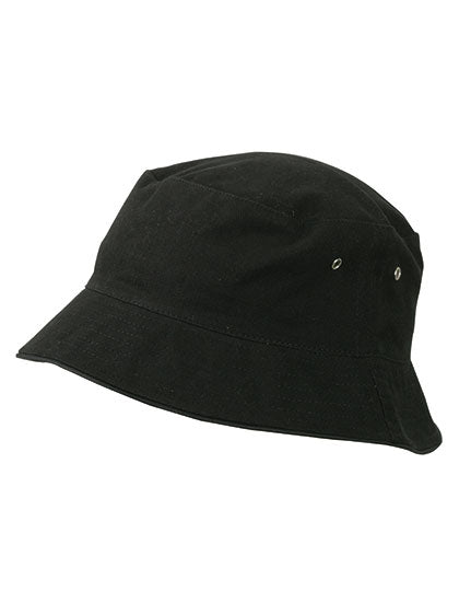 Fisherman Piping Hat - Black