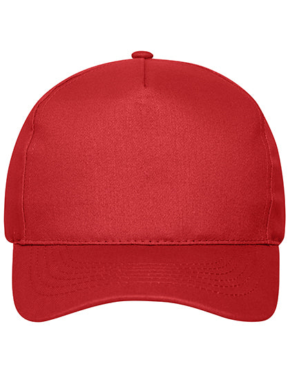 5 Panel Cap Bio Cotton - Red
