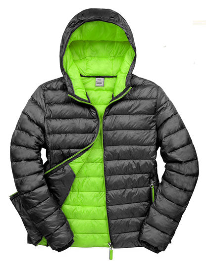 Men´s Snow Bird Hooded Jacket - Black / Lime