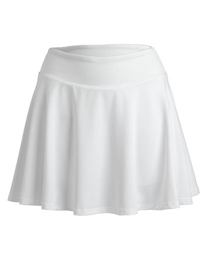 Recycled Womens Fitness Skort - White