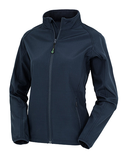 Women´s Recycled 2-Layer Printable Softshell Jacket - Navy