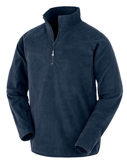 Recycled Microfleece Top - Navy