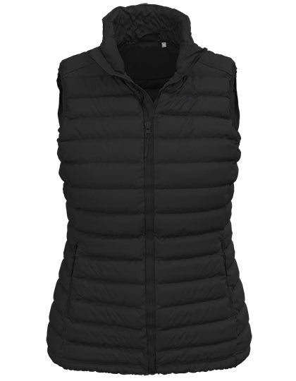 Lux Padded Vest Women - Black Opal