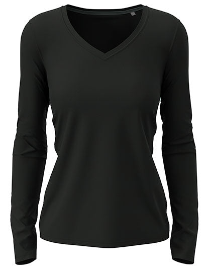 Stretch Long Sleeve Women - Black Opal