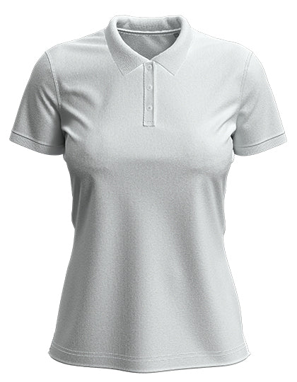 Stretch Polo - White