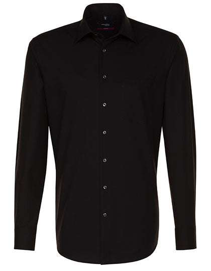 Men´s Shirt Regular Fit Long Sleeve - Black