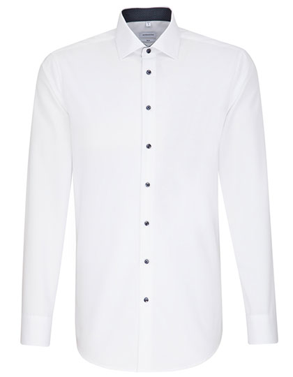 Men´s Shirt Poplin Slim Fit Long Sleeve - White