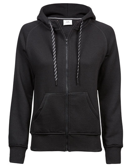 Women´s Fashion Full Zip Hood - Black